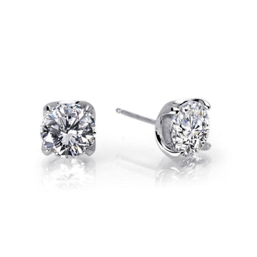 5 CTW Solitaire Stud Earrings